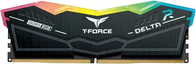 Team T-Force Delta RGB 32GB (2 x 16GB) 288-Pin PC RAM DDR5 6000 (PC5 48000) Desktop Memory Model FF3D532G6000HC30DC01