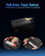 TERRAMASTER F4-424 Max NAS Storage - 4Bay Core i5 1235U 10-Cores 12-Threads, 8GB DDR5 RAM, Dual 10GbE Ports, Network Attached Storage Peak Performance