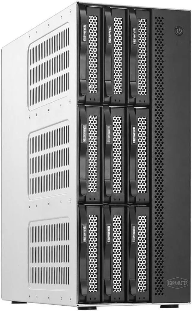 TERRAMASTER T9-423 9-Bay High Performance NAS DiskStation for SMB with N5105/5095 Quad-core CPU, 8GB DDR4 Memory, 2x 2.5GbE Ports,Network Storage