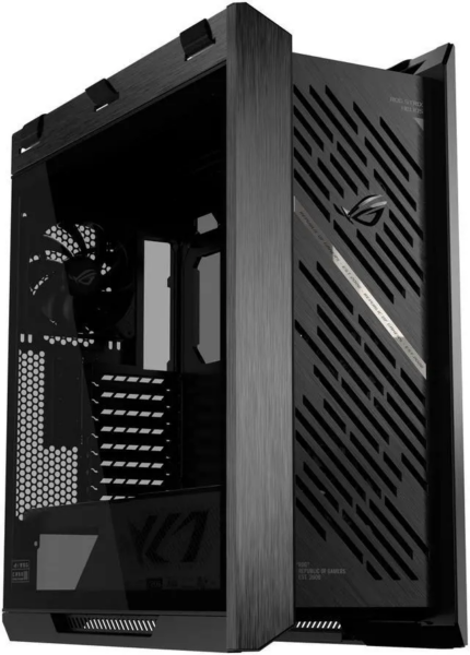 The ASUS ROG Strix Helios II is an EATX mid-tower gaming PC case featuring dual tempered glass panels and an aluminum diamond-grille design, four pre-installed fans for advanced...