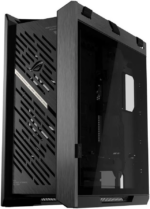 The ASUS ROG Strix Helios II is an EATX mid-tower gaming PC case featuring dual tempered glass panels and an aluminum diamond-grille design, four pre-installed fans for advanced...