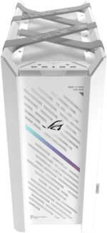 The ASUS ROG Strix Helios II White Edition is an EATX mid-tower gaming PC case featuring dual tempered glass panels and an aluminum diamond-grille design, four pre-installed...