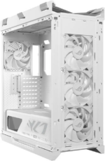 The ASUS ROG Strix Helios II White Edition is an EATX mid-tower gaming PC case featuring dual tempered glass panels and an aluminum diamond-grille design, four pre-installed...