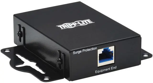 Tripp Lite 10Gbps Cat6a/8 Metal Case In-Line Network Surge Protector B110SP10G
