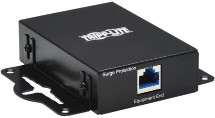 Tripp Lite 10Gbps Cat6a/8 Metal Case In-Line Network Surge Protector B110SP10G