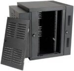 Tripp Lite 12U Wall-Mount Rack Enclosure Cabinet for Harsh Environments (NEMA 12), Hinged Back, Switch-Depth (SRW12USNEMA)