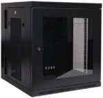 Tripp Lite 12U Wall-Mount Rack Enclosure Cabinet with Clear Acrylic Window, Hinged Back, Switch-Depth (SRW12USG)