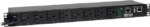 Tripp Lite 1.4kW Single-Phase Switched PDU, 120V Outlets (8 x 5-15R), NEMA 5-15P, 12.0 Feet Cord, 1U Rack