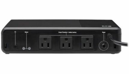 Tripp Lite 350VA 210W 120V Standby UPS 3 Outlets Surge + Battery Backup BC350R
