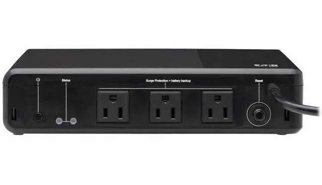 Tripp Lite 350VA 210W 120V Standby UPS 3 Outlets Surge + Battery Backup BC350R