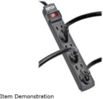 Tripp Lite 6-Outlet Power Strip, 6 ft. Cord, Black Housing (PS66B)