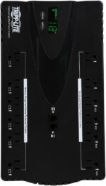 Tripp Lite 850 VA UPS Battery Backup, LCD, 425 Watts Eco Green, USB, RJ11, 12 Outlets (ECO850LCD)
