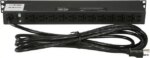 Tripp Lite Basic PDU, 15A, 13 Outlets (5-15R), 120 V, 5-15P Input, 15 ft. Cord, 1U Rack-Mount Power (PDU1215)