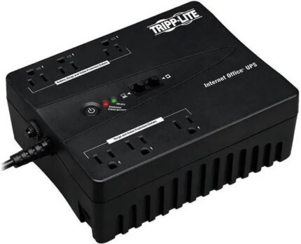 Tripp Lite INTERNET350U Series 350VA 210W Standby UPS - 6 NEMA 5-15R Outlets, 120V, 50/60 Hz, USB, 5-15P Plug, Desktop/Wall Mount - Ultra-compact