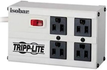 TRIPP LITE ISOBAR4 6 ft 4 Outlets 3300 J Isobar Surge Suppressor