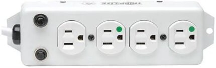 Tripp Lite Medical-Grade Power Strip with 4 15A Hospital-Grade Outlets, 2 ft. Cord, For Patient-Care Vicinity – UL 1363A (PS-402-HG-OEM)