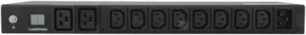 Tripp Lite Metered PDU, 3.2-3.8kW Single-Phase 200-240V (8 C13 & 2 C19), C20 / L6-20P Adapter, 12ft Cord, 1U Rack-Mount, TAA (PDUMH20HV)