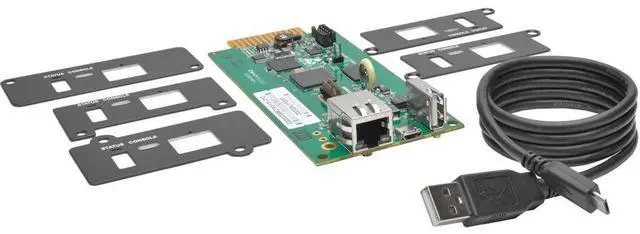 Tripp Lite Network Card for Select Tripp Lite and Eaton UPS Systems and PDUs - 1 x Network (RJ-45) Port(s) - USB