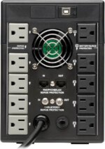 Tripp Lite OMNI1500LCDT Series OmniSmart 1500VA 810W 120V Line-Interactive UPS - 10 Outlets, AVR, USB, LCD, Tower - 1500 VA/810 W - 120 V ACTower - 10