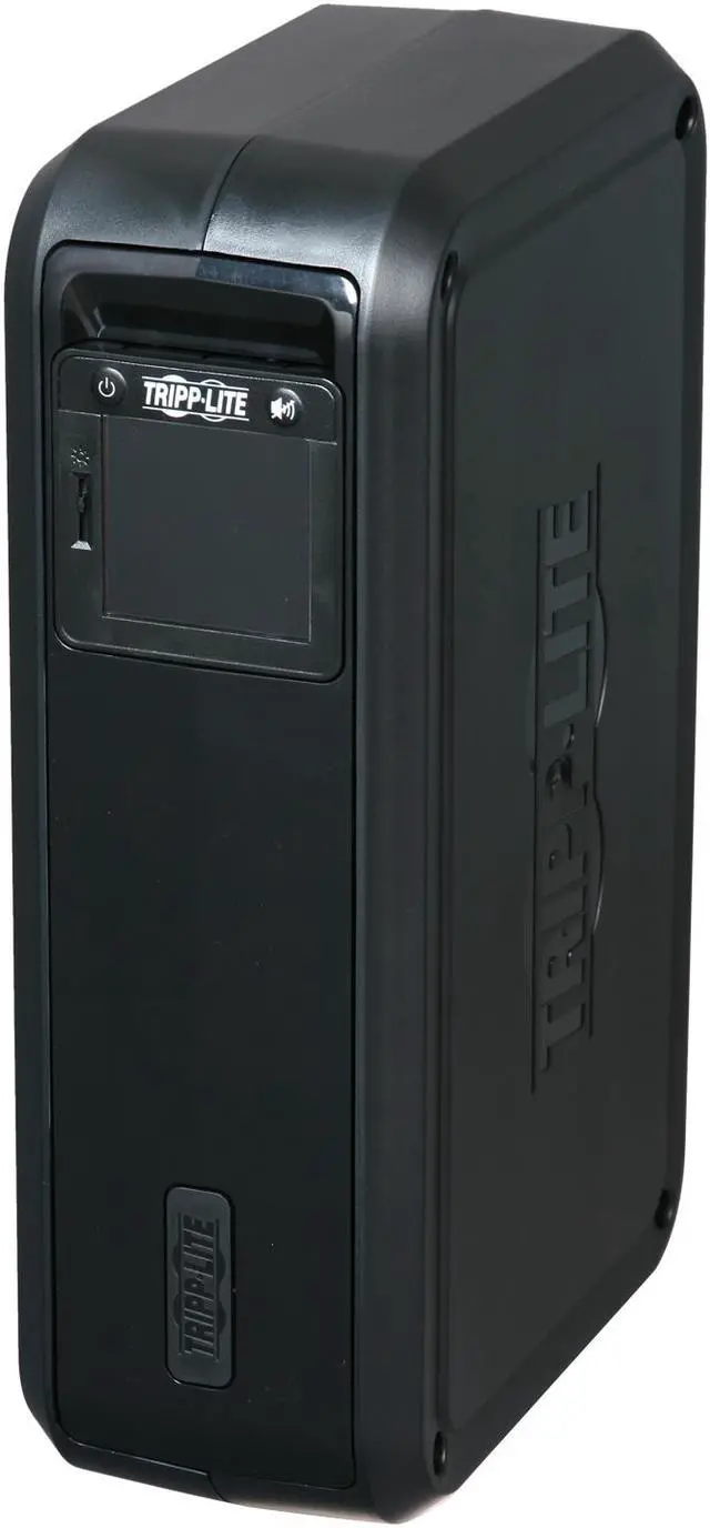 Tripp Lite OMNI900LCD Series OmniSmart LCD 120V 900VA 475W Line-Interactive UPS, Tower, LCD display, USB port - 900VA/475W -3 Minute Full Load - 4 x