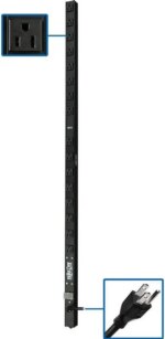 Tripp Lite PDU Basic 120V 1.44kW 16 NEMA 5-15R 5-15P 0URM PDUV1548