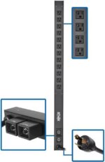 Tripp Lite PDUV30-36 12-Outlet PDU - Basic - NEMA L5-30P - 12 x NEMA 5-15/20R - 120 V AC - 0U - Vertical - Rack-mountable