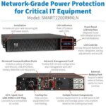 Tripp Lite series SmartPro 1950VA 1950W 120V Line-Interactive Sine Wave UPS - 7 Outlets, Extended Run, Network Card Included, LCD, USB, DB9, ENERGY