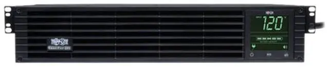 Tripp Lite SMART1000RM2U Series SmartPro 120V 1kVA 800W Line-Interactive Sine Wave UPS, 2U Rack/Tower, Network Card Options, LCD, USB, DB9, 6 Outlets