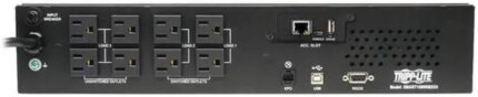 Tripp Lite SMART1500RM2UN SmartOnline 120V 1.5KVA 1350 Watts Double-Conversion UPS, 2U Rack / Tower, Extended Run, Pre-Installed WEBCARDLX Network