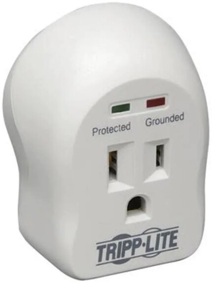 TRIPP LITE SPIKECUBE Wall Mount 1 Outlets 600 Joules Surge Suppressor