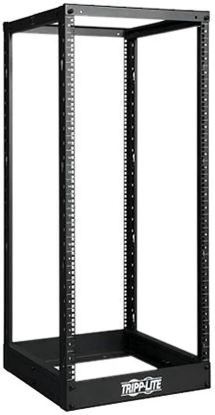 Tripp Lite SR4POST25 25U 4-Post SmartRack Open Frame Rack - Organize and Secure Network Rack Equipment