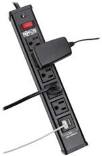 TRIPP LITE TLM526USBB 6.0 Feet 5 Outlets 450 Joules Surge Protector