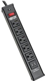 TRIPP LITE TLM526USBB 6.0 Feet 5 Outlets 450 Joules Surge Protector