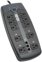 TRIPP LITE TLP1008TEL 8 Feet 10 + TEL Outlets 2395 Joules Protect It! Surge Suppressor