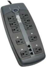TRIPP LITE TLP1008TEL 8 Feet 10 + TEL Outlets 2395 Joules Protect It! Surge Suppressor