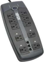 TRIPP LITE TLP1008TEL 8 Feet 10 + TEL Outlets 2395 Joules Protect It! Surge Suppressor