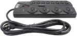 TRIPP LITE TLP1208TEL 8 Feet 12 + TEL Outlets 2160 Joules Surge Protector