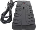 TRIPP LITE TLP1208TEL 8 Feet 12 + TEL Outlets 2160 Joules Surge Protector