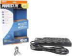 TRIPP LITE TLP1208TEL 8 Feet 12 + TEL Outlets 2160 Joules Surge Protector
