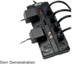 TRIPP LITE TLP1208TELTV 8 Feet 12 Outlets 2880 Joules Tel / Moden and Coaxial Protection - Protect It! Surge Suppressor