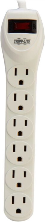 TRIPP LITE TLP602 2 Feet 6 Outlets 180 Joules Protect It! Surge Suppressor