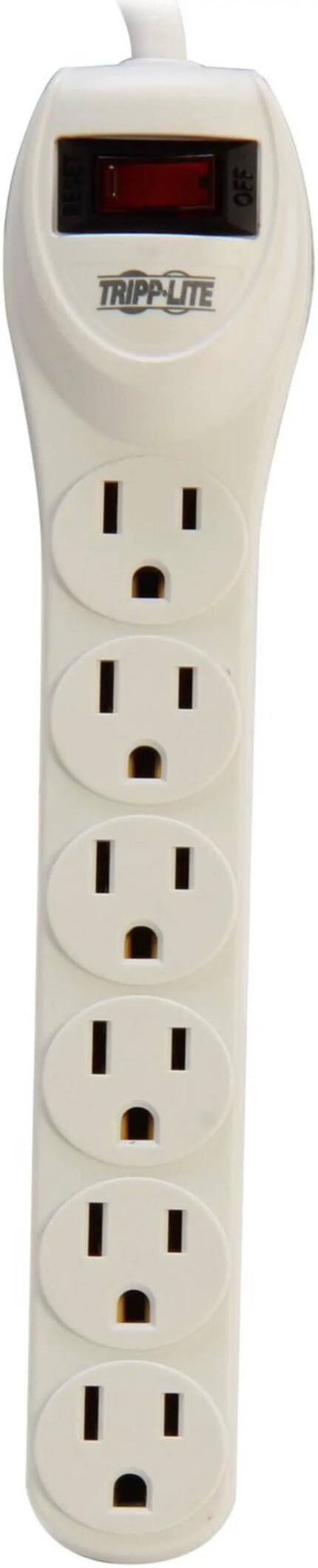 TRIPP LITE TLP602 2 Feet 6 Outlets 180 Joules Protect It! Surge Suppressor