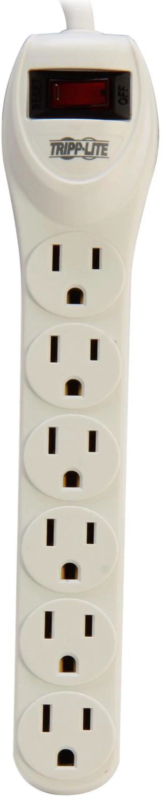 TRIPP LITE TLP602 2 Feet 6 Outlets 180 Joules Protect It! Surge Suppressor