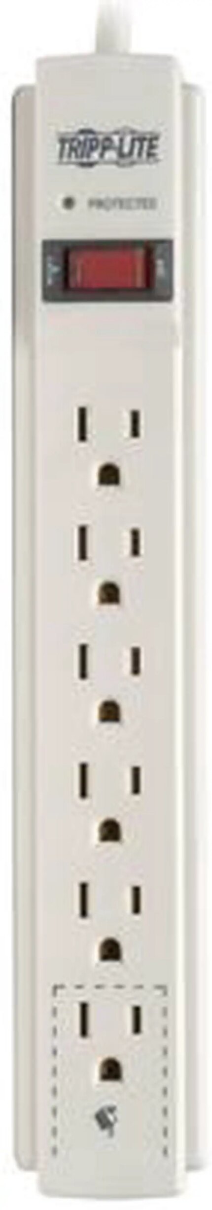 TRIPP LITE TLP606 6 Feet 6 Outlets 790 Joules Protect It! Surge Suppressor