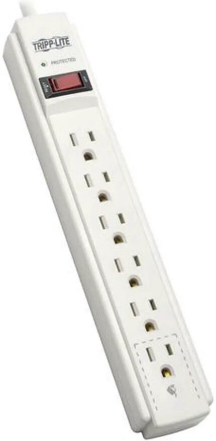 TRIPP LITE TLP606 6 Feet 6 Outlets 790 Joules Protect It! Surge Suppressor