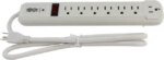 TRIPP LITE TLP74R 4.0 Feet 7 Outlets 1080 Joules Surge Suppressor
