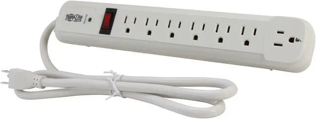 TRIPP LITE TLP74R 4.0 Feet 7 Outlets 1080 Joules Surge Suppressor