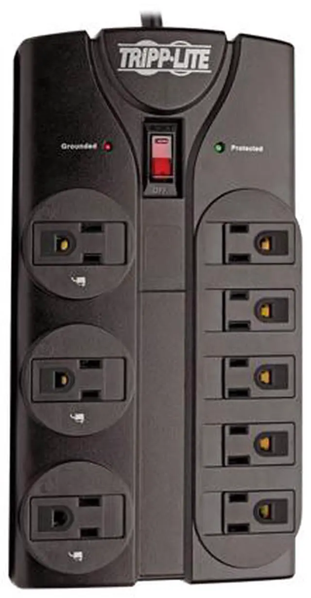 TRIPP LITE TLP808B 8 Feet 8 Outlets 1440 Joules Surge Protector