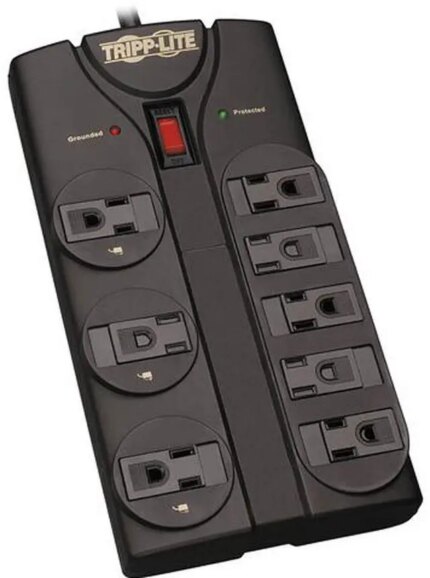 TRIPP LITE TLP808B 8 Feet 8 Outlets 1440 Joules Surge Protector