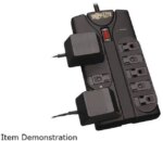 TRIPP LITE TLP808B 8 Feet 8 Outlets 1440 Joules Surge Protector